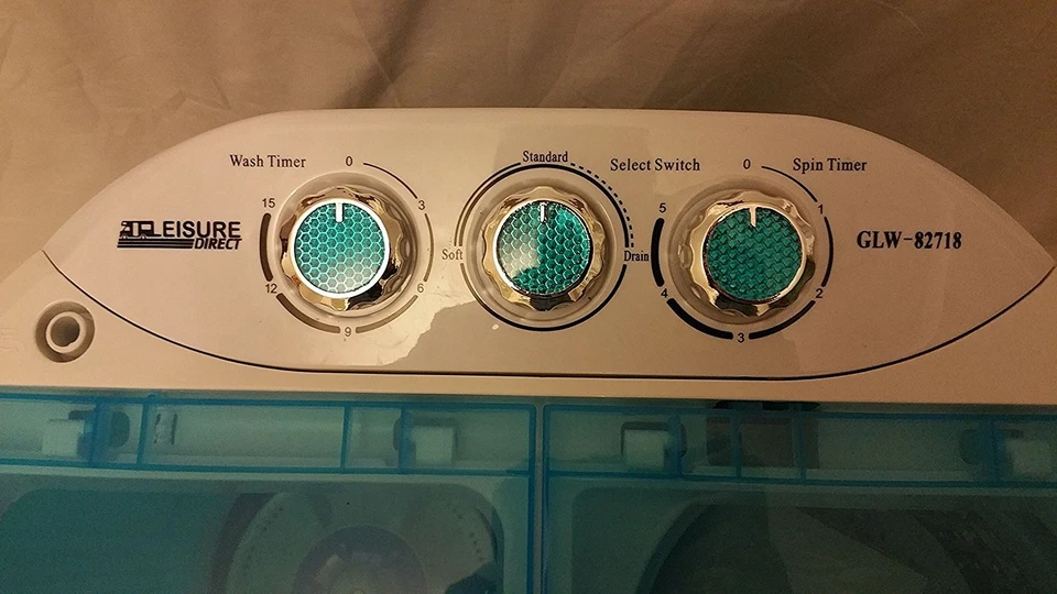 TWIN TUB MINI DORM PORTABLE WASHING MACHINE DRYER LAUNDRY COMPACT WASHER CAMPING - Image 4 of 4