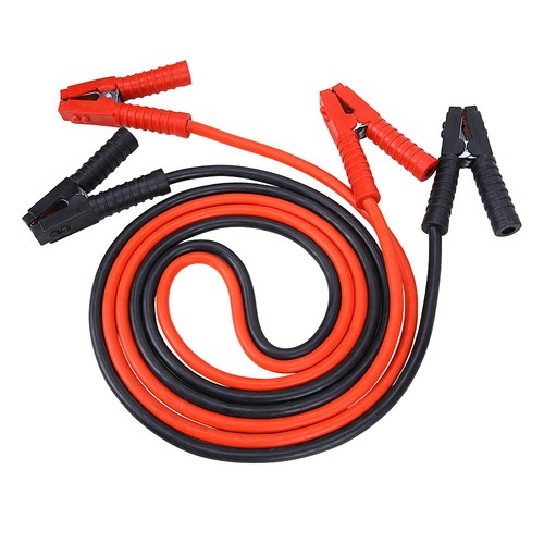 2Pcs 10 Feet Booster Cables 2 Gauge Jumper Leads Heavy Duty Car Van Clamps Start - Bild 11 von 14