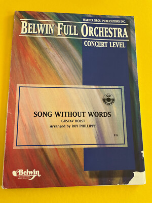 Song Without Words, Gustav Holst, arr. Roy Phillippe, Full Orchestra