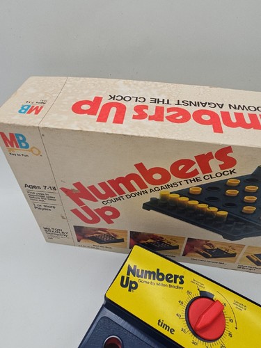 Vintage 1981 Numbers Up Game Milton Bradley Game #4541 99% complete - Picture 4 of 6