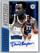2018-19 Panini Contenders Legendary Contenders Autographs #17 David Thompson/199