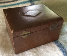 Vintage Benson & Hedges Wood Box - Faux Leather - “Smith Crafted Chicago”