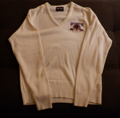 #ad #ad 1991 92 93 WASHINGTON HUSKIES ROSE BOWL SWEATER LARGE VINTAGE FOOTBALL UW HUSKY $59.95