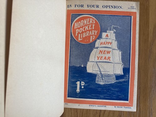 Horner's Pocket Library. Bound Vol. No's 343-355 Jan-Mar 1907. Penny Story Mag.