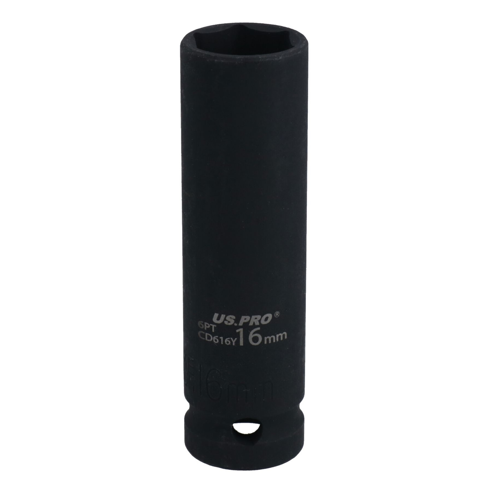 16mm 1/2"" Drive Deep Metric Impact Impacted Socket 6 Sided Single Hex
