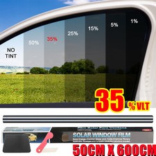 600cm Uncut Roll Window 35 Vlt Tint Film 20 X 20ft Feet Car Home Office Glass 600cm Uncut Roll Window 35 Vlt Tint Film 20 X 20ft Feet Car Home Office Glass