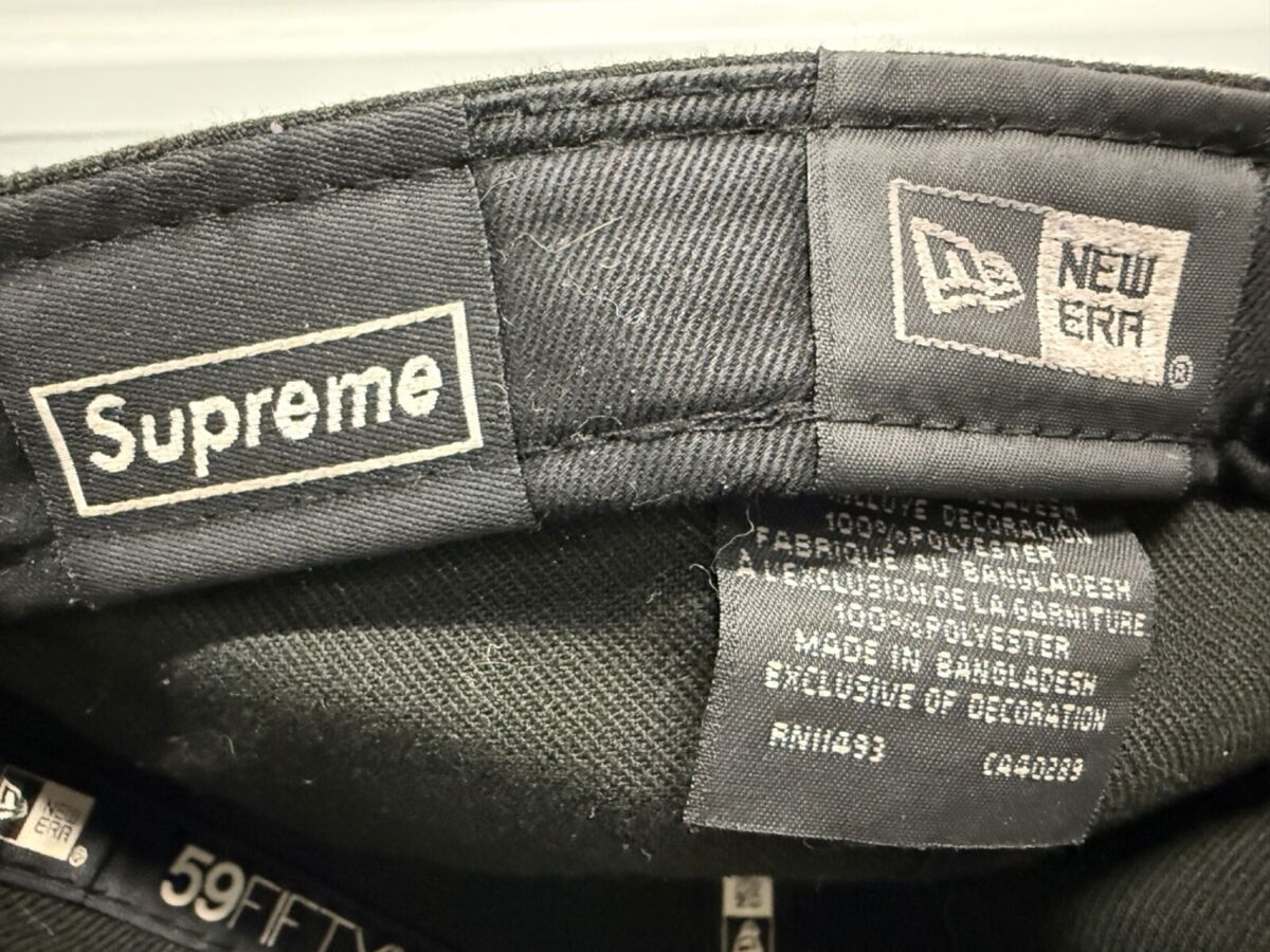 Supreme S Logo New Era Hat Black 7 5/8 60.6cm FW22 | eBay Supreme S Logo New Era Hat Black 7 5/8 60.6cm FW22 | eBay