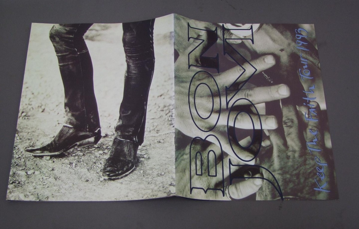 Bon Jovi ツアーパンフレット BON JOVI/1993 JAPAN TOUR PROGRAM w/STUB | eBay