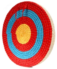 Archery Targets Traditional Solid Straw Round 3-Layer for Bow Shooting Practice