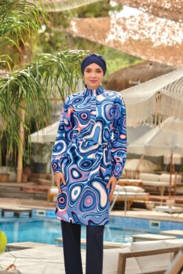 A 1332 HASEMA TESETTÜR MAYO ISLAMISCHER BADEANZUG UCARBURKINIS BURKINI  SWIMWEAR