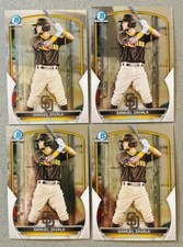 Samuel Zavala 4 Lot 2023 Bowman Chrome Prospects Baseball #BCP-75 Base Padres
