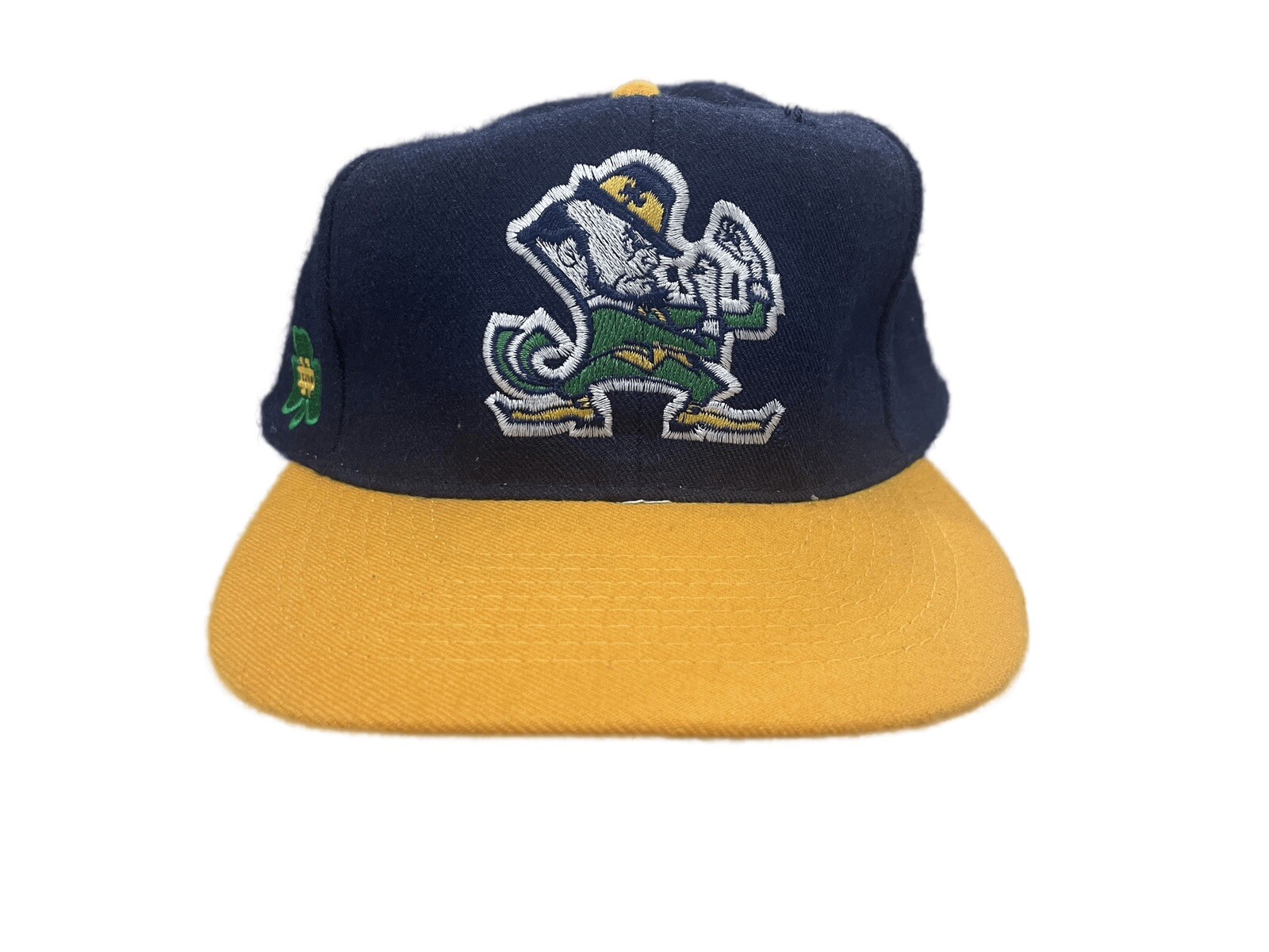 Notre Dame Fighting Irish American Needle Snapback**Style Worn By 2Pac** Vtg 90s image 2