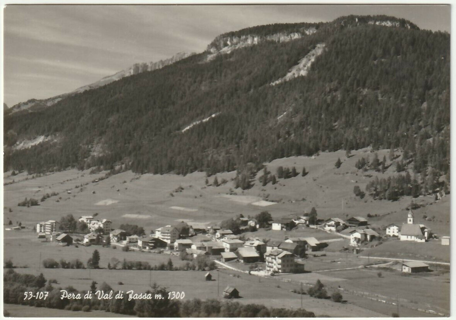 PERA DI VAL DI FASSA - TRENTO - VIAGG. 1966 -43995-