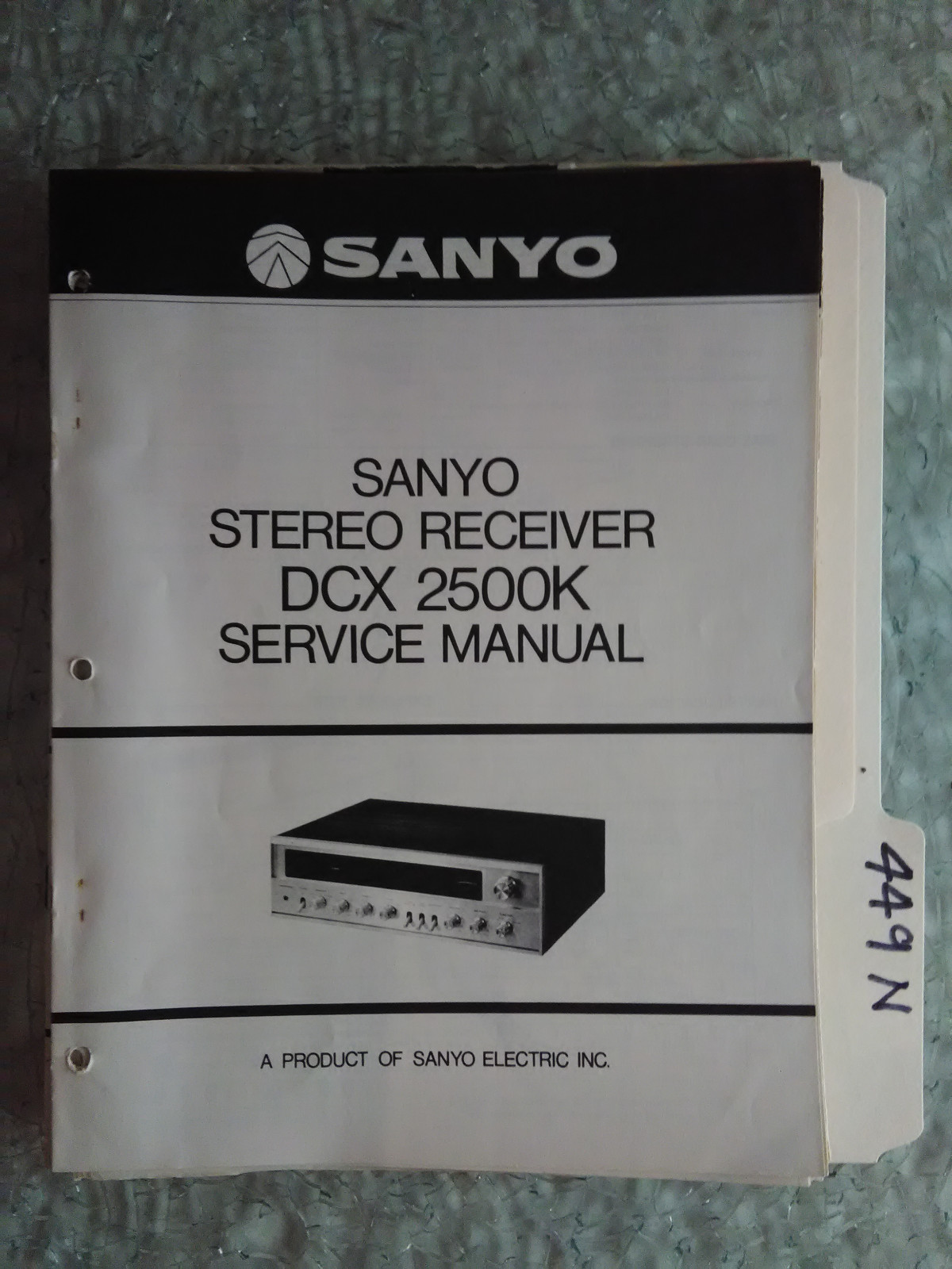 Sanyo DCX-2500K vintage audio equipment - eBay listing photo 4
