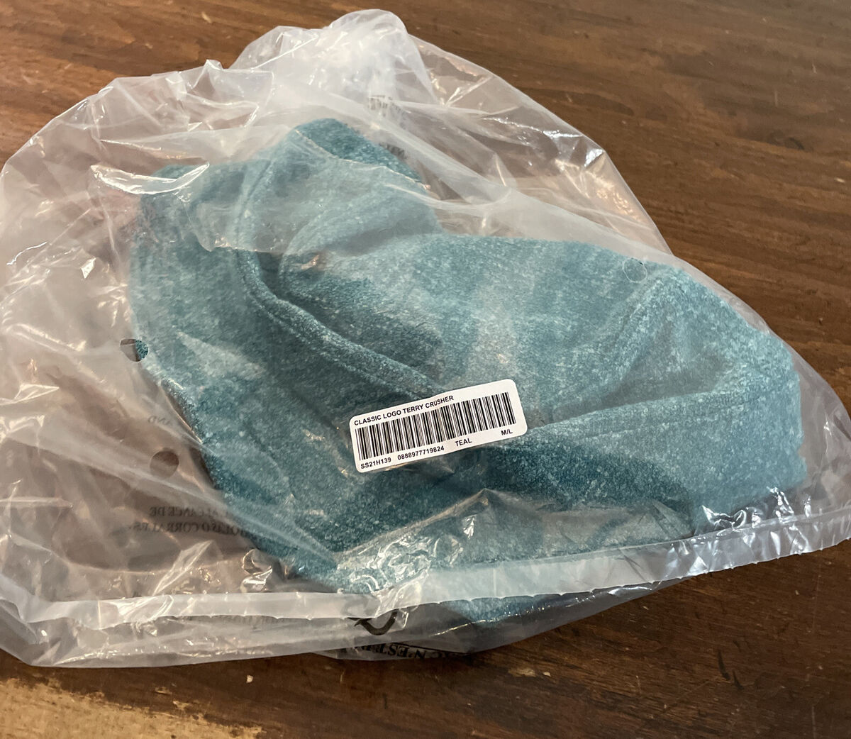SUPREME CLASSIC LOGO TERRY CRUSHER HAT/ TEAL SIZE M/L SS21 SUPREME CLASSIC LOGO TERRY CRUSHER HAT/ TEAL SIZE M/L SS21