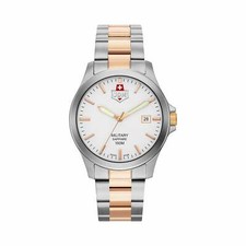 Reloj suizo para hombre JDM Military JDM-WG005-04 Alpha II blanco Jacques du Manoir NUEVO