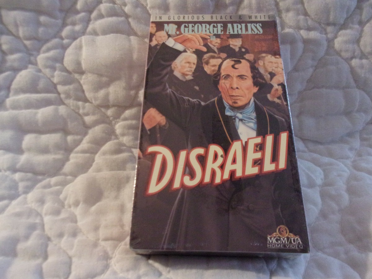 DISRAELI VHS NEW SEALED GEORGE ARLISS JEWISH PRIME MINISTER  
