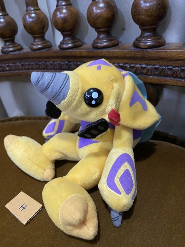 RARE Digmon Digimon Bandai 2000 Kuta Chara Beanie Plush Japan pegasusmon - Picture 2 of 8