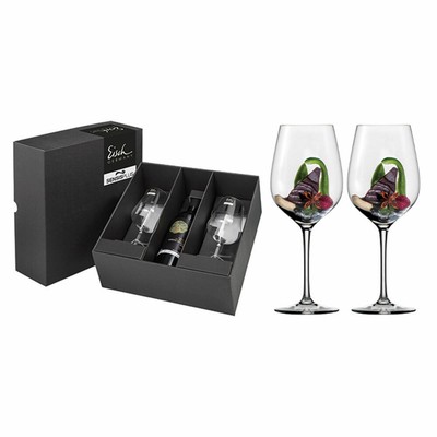 Eisch Rotweinglas 2er Set Cuvée Superior Sensis plus, Weinglas, Kristall 600 ml