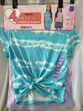 32 Cool Youth Girl 4 Piece Set, Aqua, Size XS 5/6 BRAND NEW
