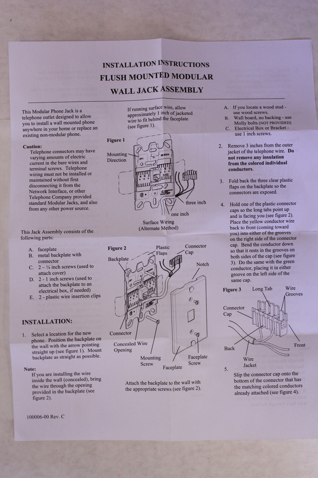Suttle Stainless steel Telephone Wall Jack SE630B4 eBay