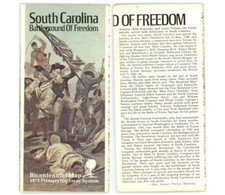 Vintage 1975 South Carolina Official State Highway Department Road Map 5/75 