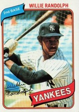 Willie Randolph Topps 1980 Baseball Card #460