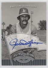 2005 Upper Deck Past Time Pennants Signatures Silver Rollie Fingers Auto HOF 7ut