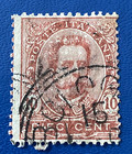 1896 - 10c. - Effigie di Umberto I entro un ovale - Usato