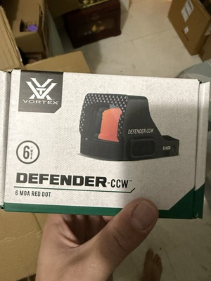 #ad #ad Vortex Defender CCW 6 MOA Red Dot Sight DFCCW MRD6 $149.99