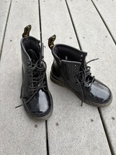 Toddler / kids unisex Rubber Boots Black size 10 Dr Martens