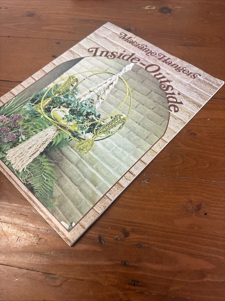 Vintage Macrame Hangers Inside Outside Book - Image 4 of 4
