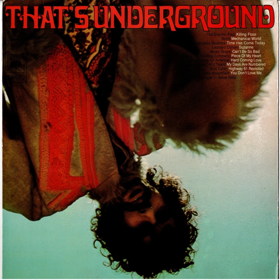 THAT'S UNDERGROUND german CBS LP_SPLATTER VINYL_orig 1968 moby grape_DYLAN etc. - Image 2 of 4