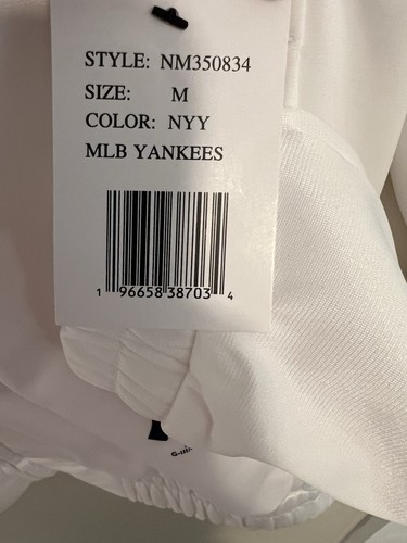 Mujer G-III 4Her por Carl Banks Blanco New York Yankees Cremallera Completa Pista-Talla Med - Imagen 6 de 10