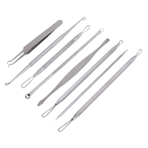 Profi Schwarzkopf Entferner Werkzeug Kit Edelstahl Mitesser Akne5488 - Bild 8 von 9