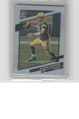2021 Donruss Optic #90 Aaron Rodgers Holo B31R3C163