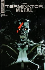 Terminator Metal #1 cover A Declan Shalvey Skynet vs human resistance Dynamite