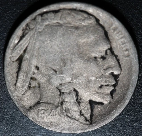 1914-D BUFFALO NICKEL - HOLO-RESTORED COIN