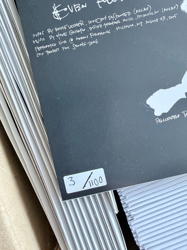 Pearl Jam 7" Vinyl, LTD ED #3 Hand Numbered, Celebrating Re-release of TEN - Image 3 of 4