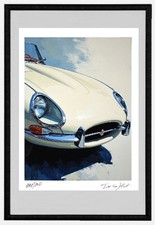 Tim van Diest - Jaguar E Type #1 - Cabrio - Kunstdruck - Gemälde - Grafik