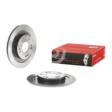 2X BREMBO BREMSSCHEIBEN 276mm VOLL HINTEN PASSEND FÜR HONDA CIVIC