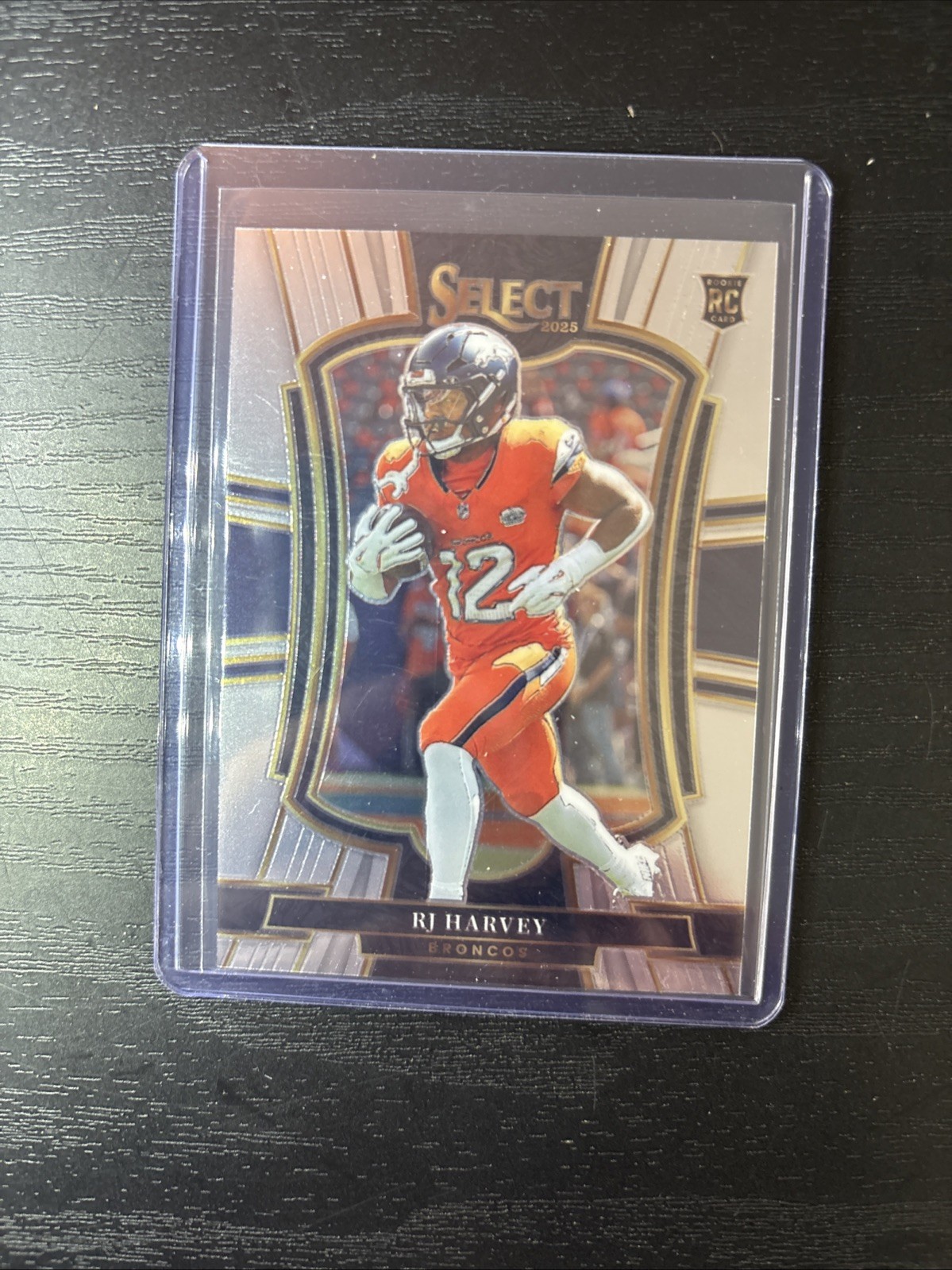 2025 Panini Select - RJ Harvey #110 Premier Level Silver Prizm (RC)
