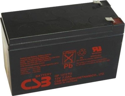 CSB Gelbatterie GP1272 F2 für USV-Systeme 12V 7 2AH Nicht-Notfall-Kit