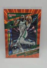 2021-22 Panini Donruss - Jaylen Brown #164 Holo Orange Laser