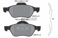 Textar Bremsbelagsatz, Scheibenbremse 2321502 FüR Renault