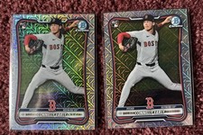 (2) 2026 Bowman Chrome Connelly Early Rookie Mojo Refractor #45 RCs Red Sox