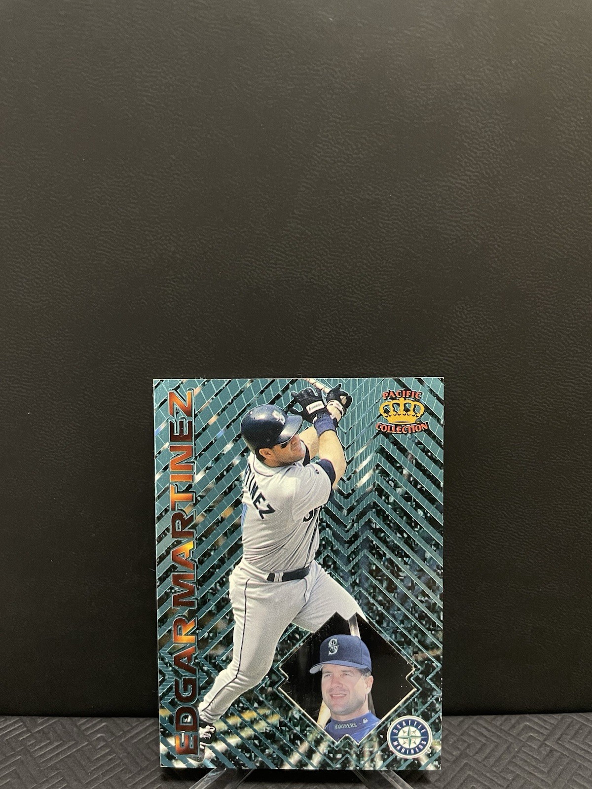 1997 Pacific Prism Invincible Light Blue #64 Edgar Martinez