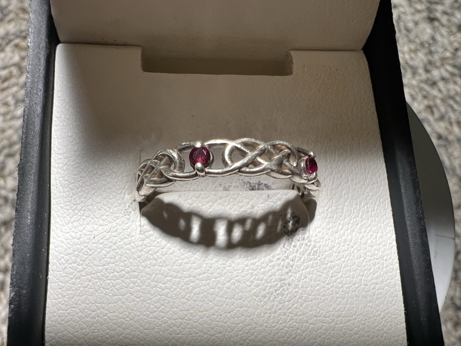 Silver Ruby Ring - image 3