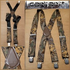 Carhartt Realtree Camouflage Men's Heavy Duty Suspenders 2" wide Adjustable