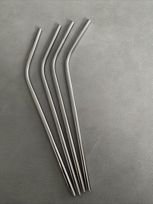 Trinkhalme aus Edelstahl  4 er Set Krombacher
